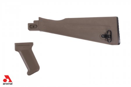 NATO Length FDE Buttstock Set for Stamped Receivers