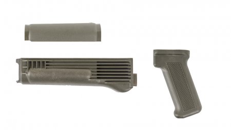 OD Green Handguard and Pistol Grip Set for Stamped Receivers