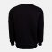 Black Cotton-Poly Standard Fit Graphic Pullover Sweater