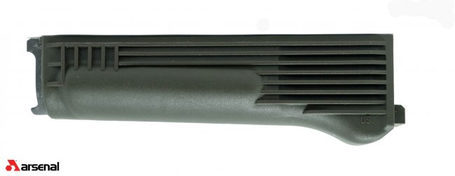 OD Green Polymer Lower Handguard with Stainless Steel Heat Shield for Milled Receivers