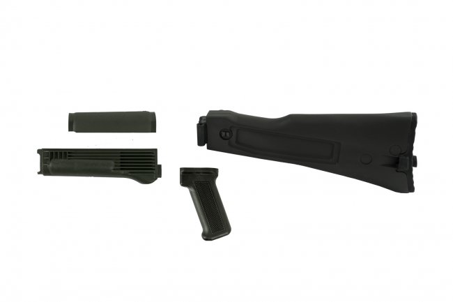 Arsenal OD Green Left Side Folding Stock Set for Stamped Receivers