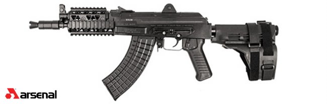 SAM7K-03R 7.62x39mm Semi-Automatic Pistol with Sig Sauer's Pistol Stabilizing Brace