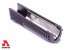 Plum Polymer Lower Handguard with Stainless Steel Heat Shield for Milled Receiver