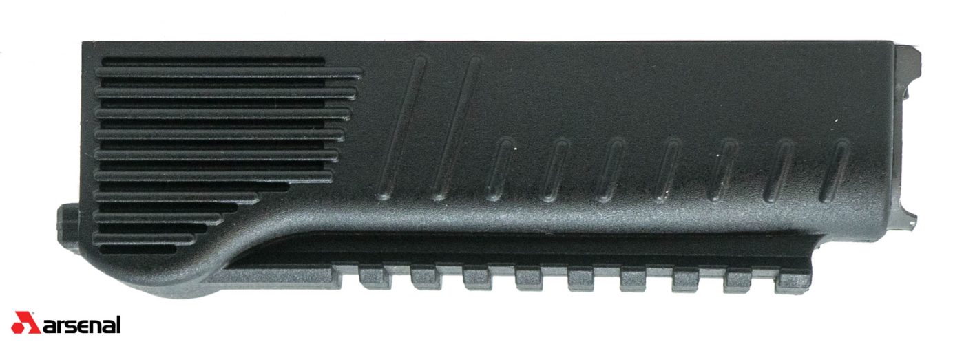 Black Polymer Lower Handguard for Milled Receiver with Integrated Picatinny Rail