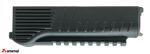 Black Polymer Lower Handguard for Milled Receiver with Integrated Picatinny Rail