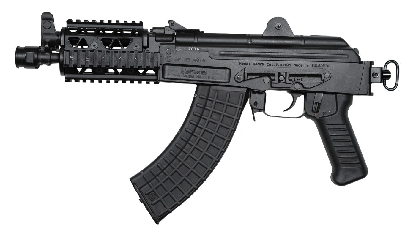 SAM7K-44R 7.62x39mm Semi-Automatic Pistol