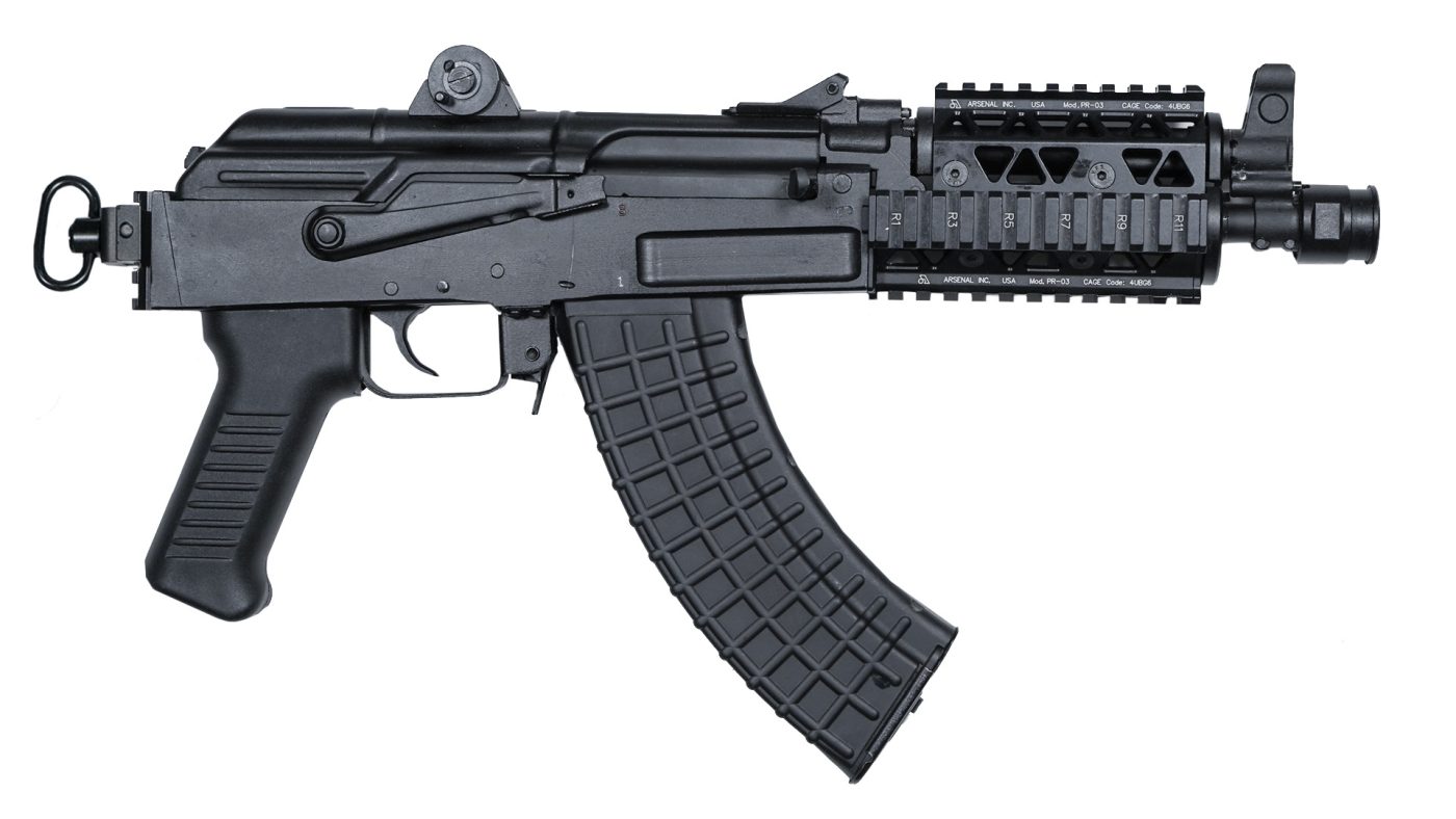 SAM7K-44R 7.62x39mm Semi-Automatic Pistol