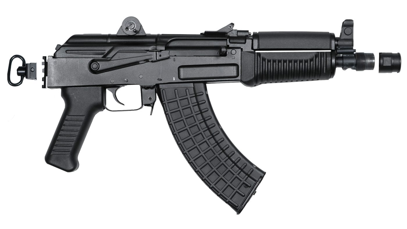 SAM7K-44R 7.62x39mm Semi-Automatic Pistol