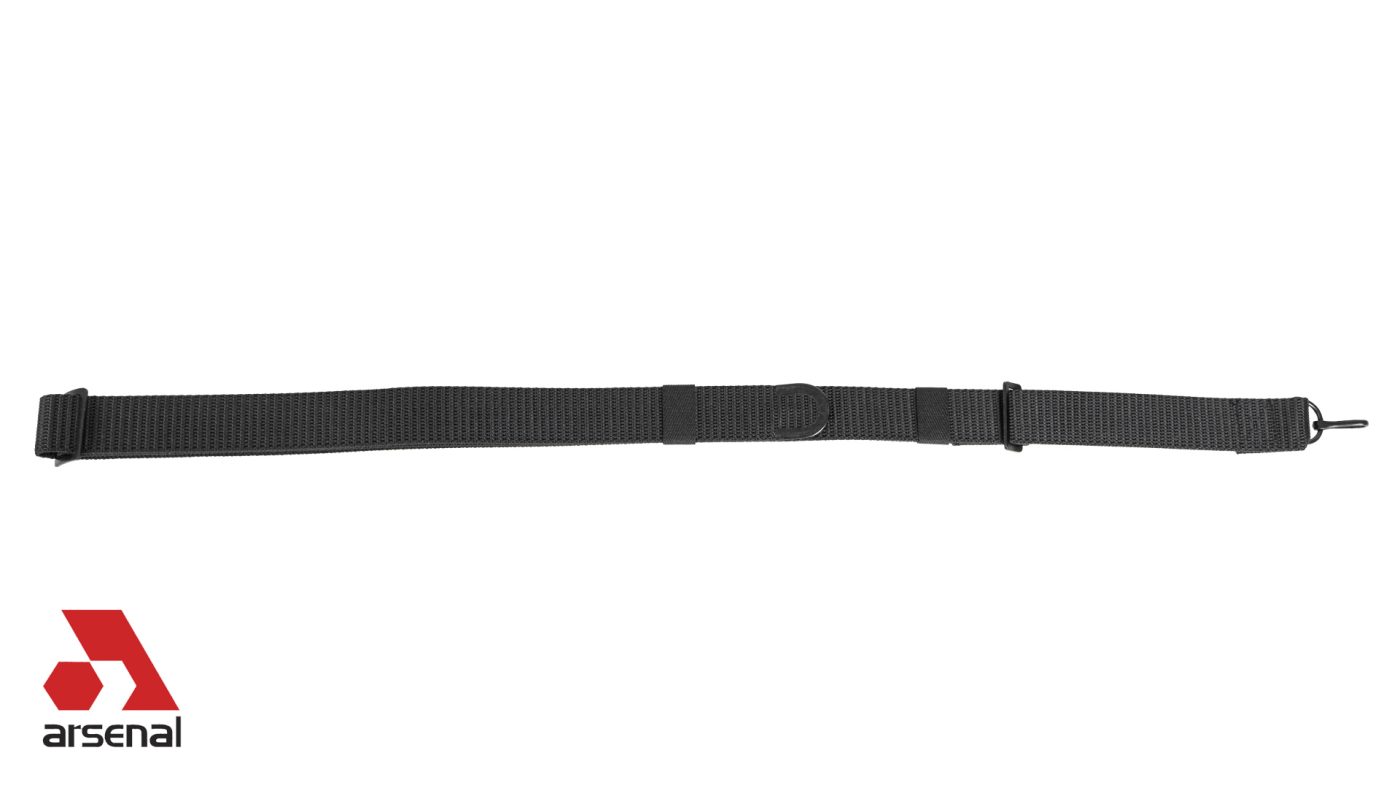 Nylon Black Sling with Single Point Attachment for AK47, AK74 and AKM Rifles