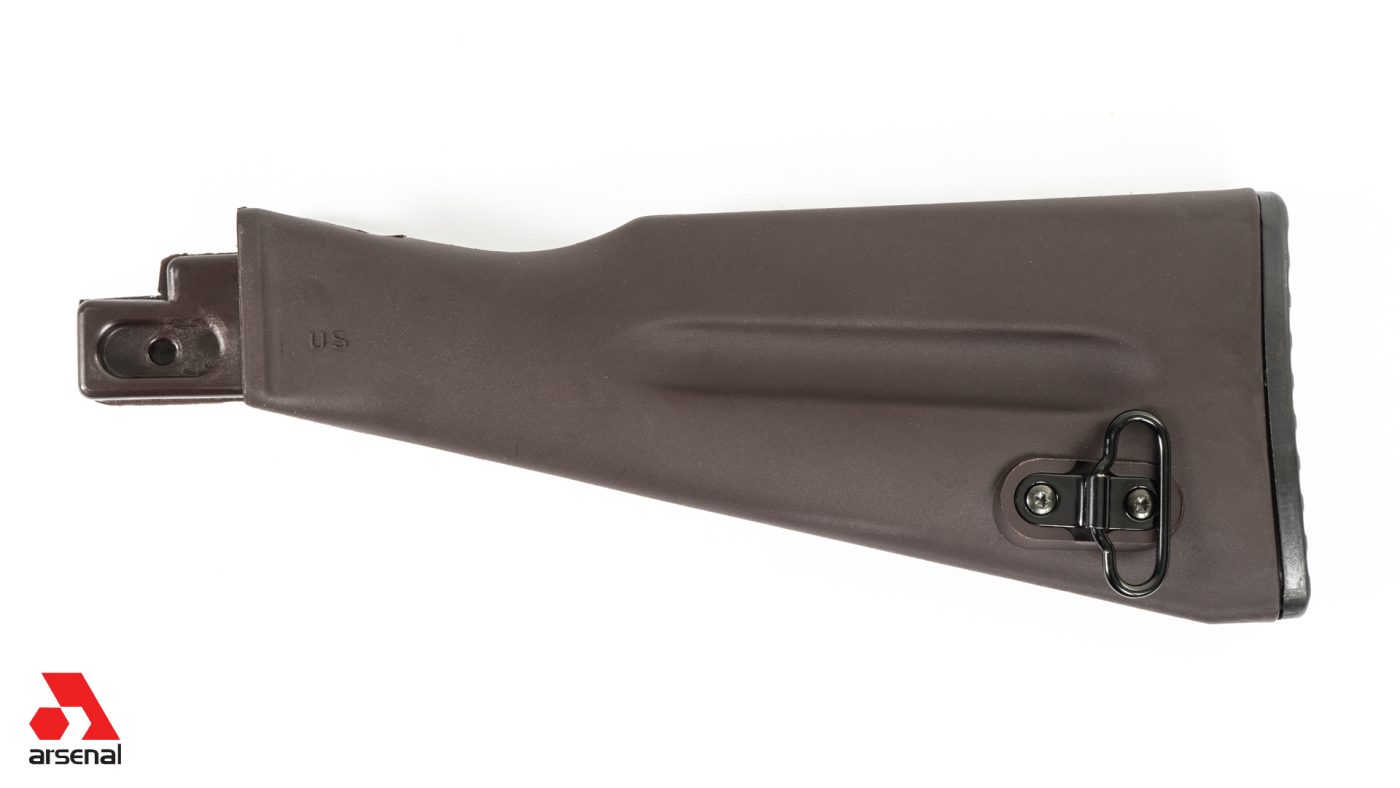 Plum Polymer Buttstock Assembly for Stamped Receiver