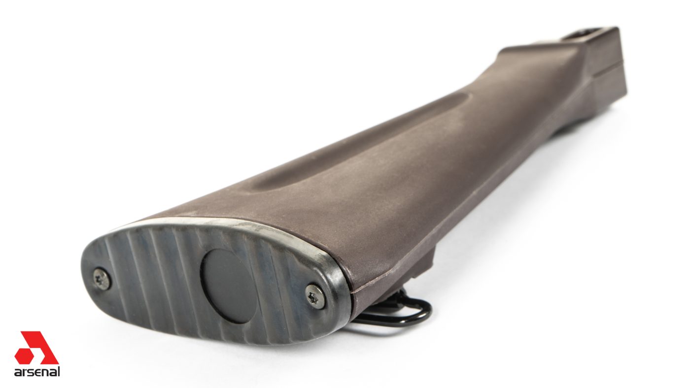 Plum Polymer Buttstock Assembly for Stamped Receiver
