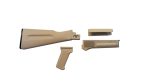 4 Piece NATO Length Desert Sand Stock Set
