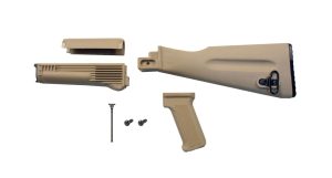 4 Piece NATO Length Desert Sand Stock Set With Hardware