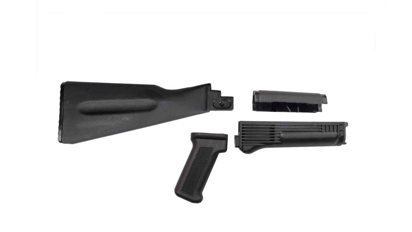4 Piece NATO Length Black Polymer Stock Set
