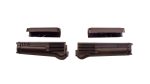 Plum Polymer Handguard Set with Stainless Steel Heat Shield for Stamped Receivers