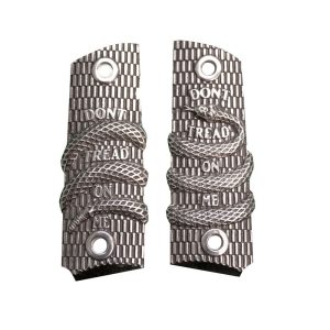 1911 Sterling Silver Don’t Tread on Me Pistol Grip