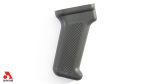 Gray Metal Insert Reinforced AK47 Pistol Grip for Milled and Stamped Receivers