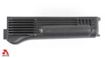Black Polymer Lower Handguard with Stainless Steel Heat Shield for Stamped Receivers