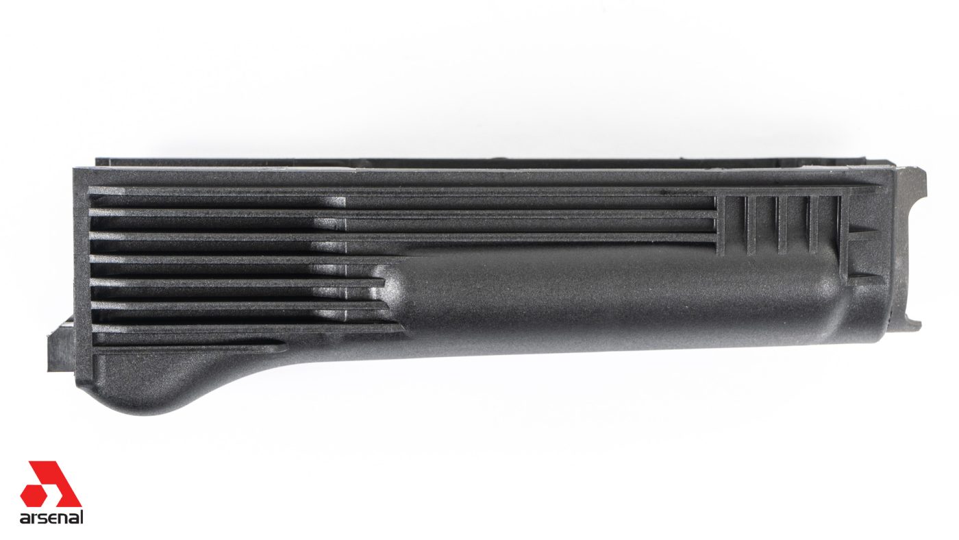 Black Polymer Lower Handguard with Stainless Steel Heat Shield for Milled Receivers