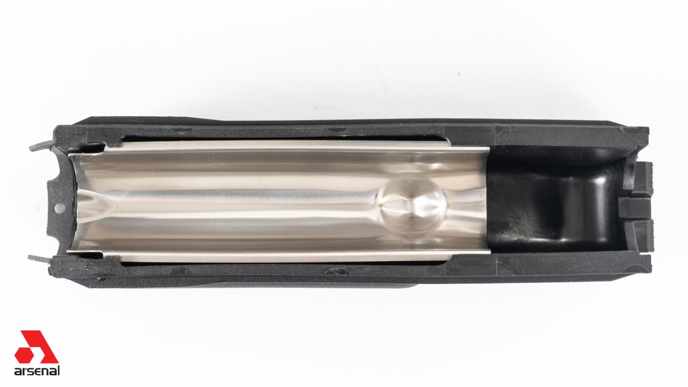 Black Polymer Lower Handguard with Stainless Steel Heat Shield for Milled Receivers