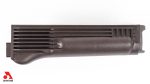 Plum Polymer Lower Handguard with Stainless Steel Heat Shield for Stamped Receivers