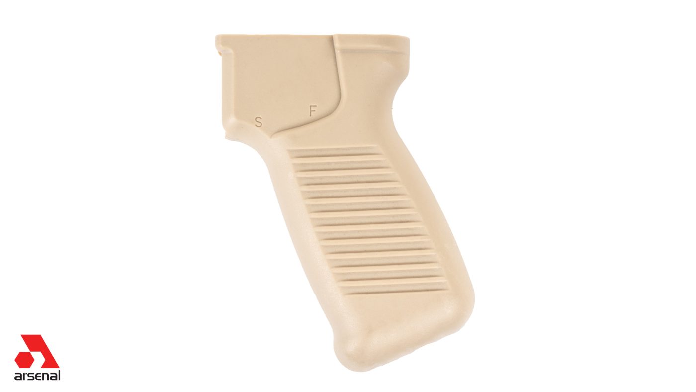 Desert Sand SAW-Style SAM7SF Pistol Grip with Cut-Out for Ambidextrous Safety Lever