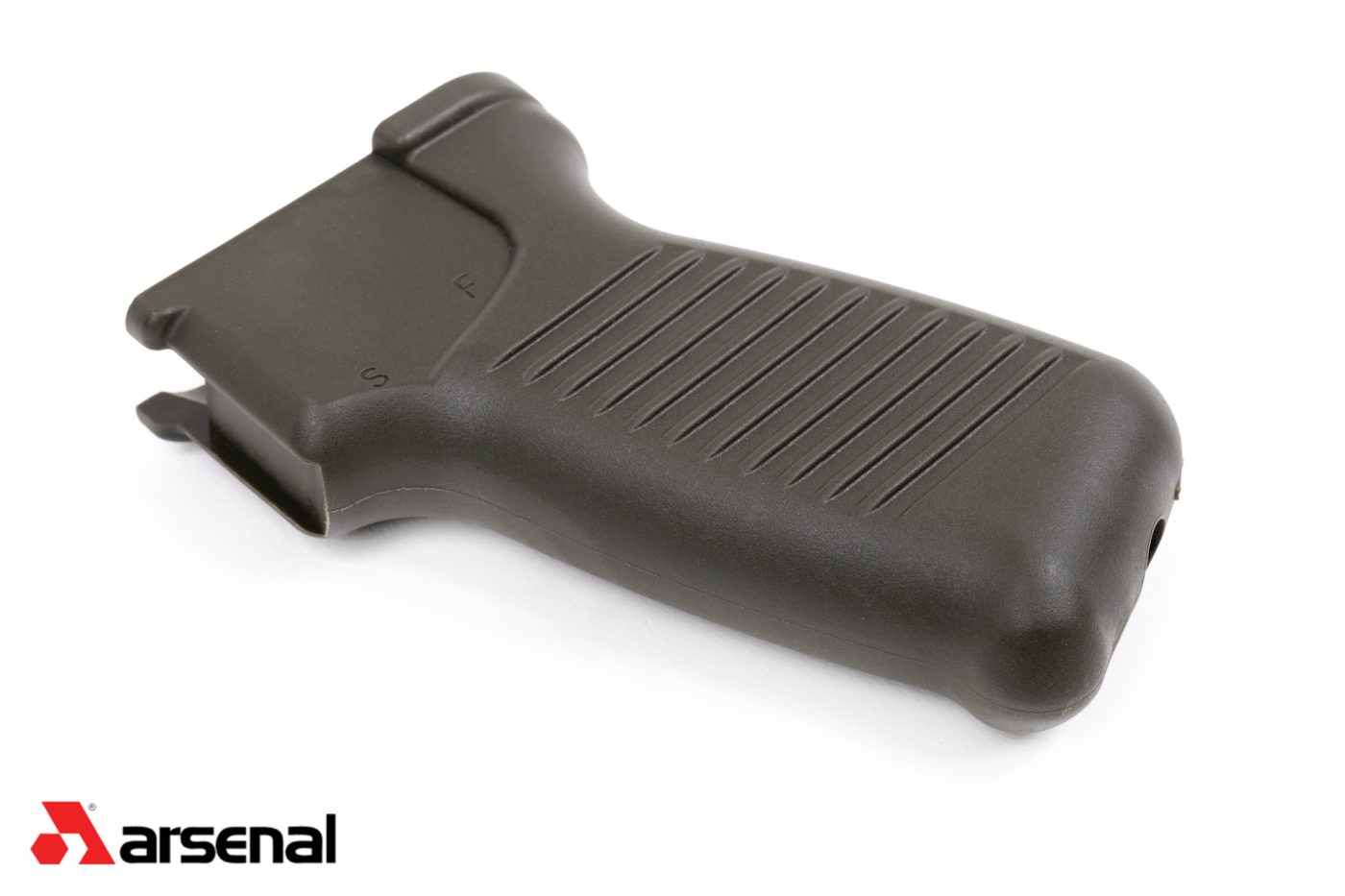 OD Green SAM7SF SAW-Style Pistol Grip with Cut-Out for