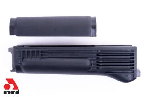 Black Polymer Handguard Set with Stainless Steel Heat Shield for Milled Receiver