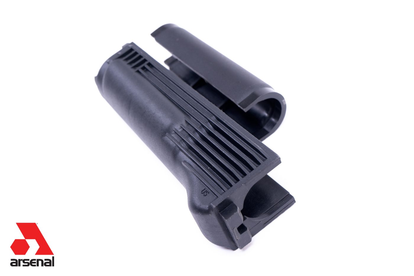 Black Polymer Handguard Set with Stainless Steel Heat Shield for Milled Receiver