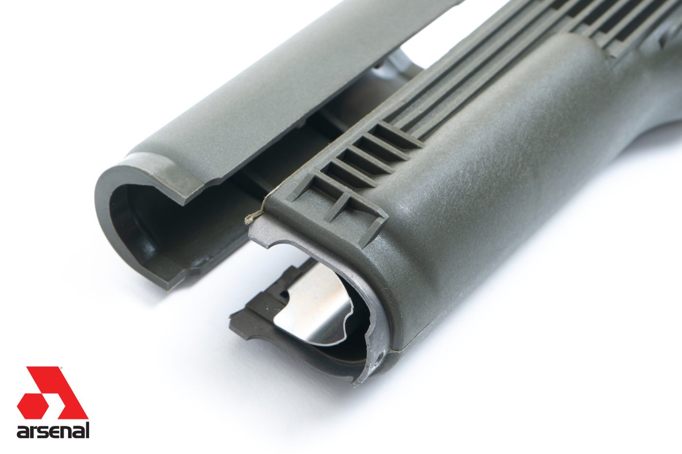 OD Green Polymer Handguard Set with Stainless Steel Heat Shield for Milled Receivers