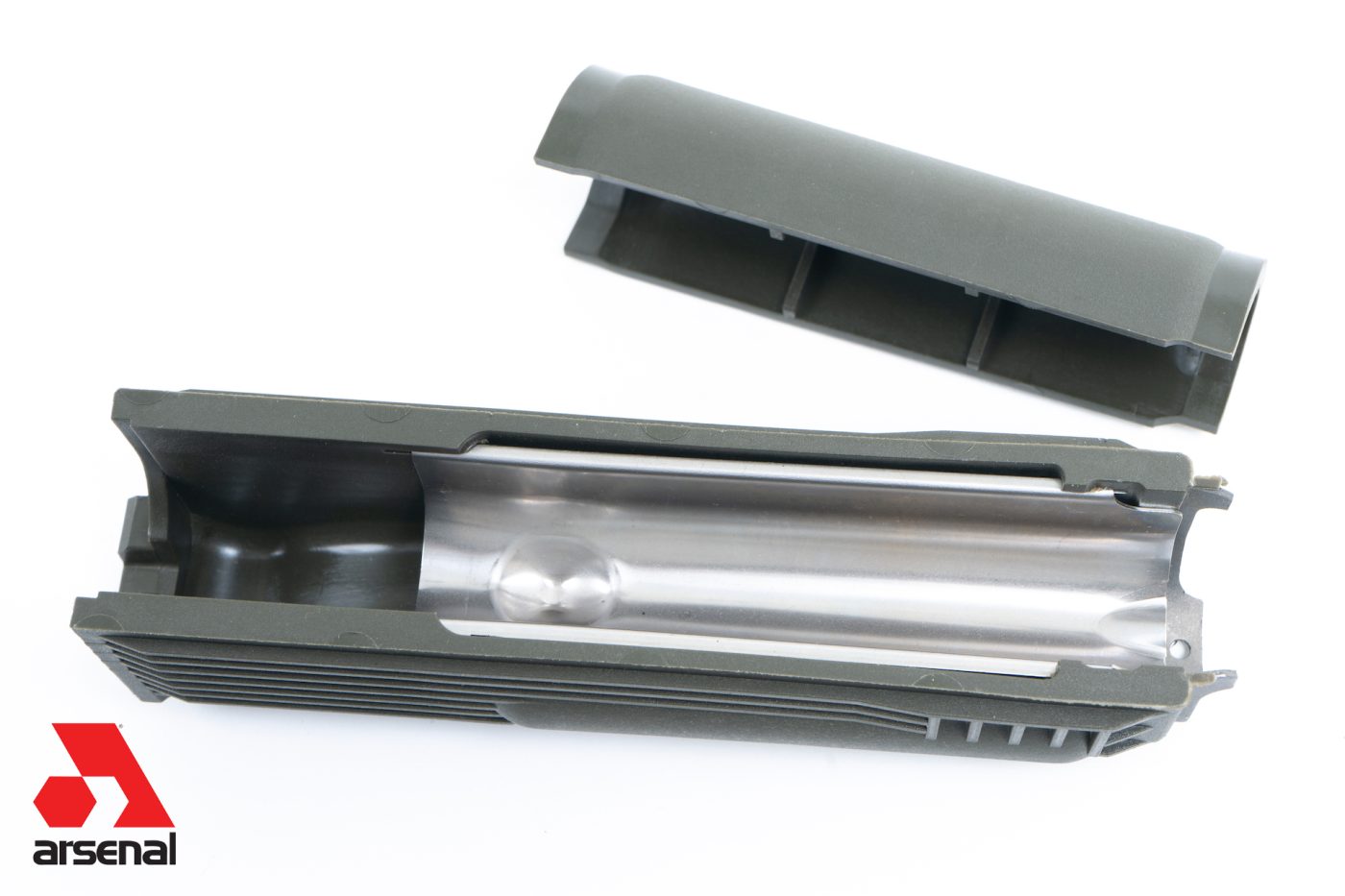 OD Green Polymer Handguard Set with Stainless Steel Heat Shield for Milled Receivers