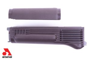 Plum Polymer Handguard Set for Milled Receiver with Stainless Steel Heat Shield