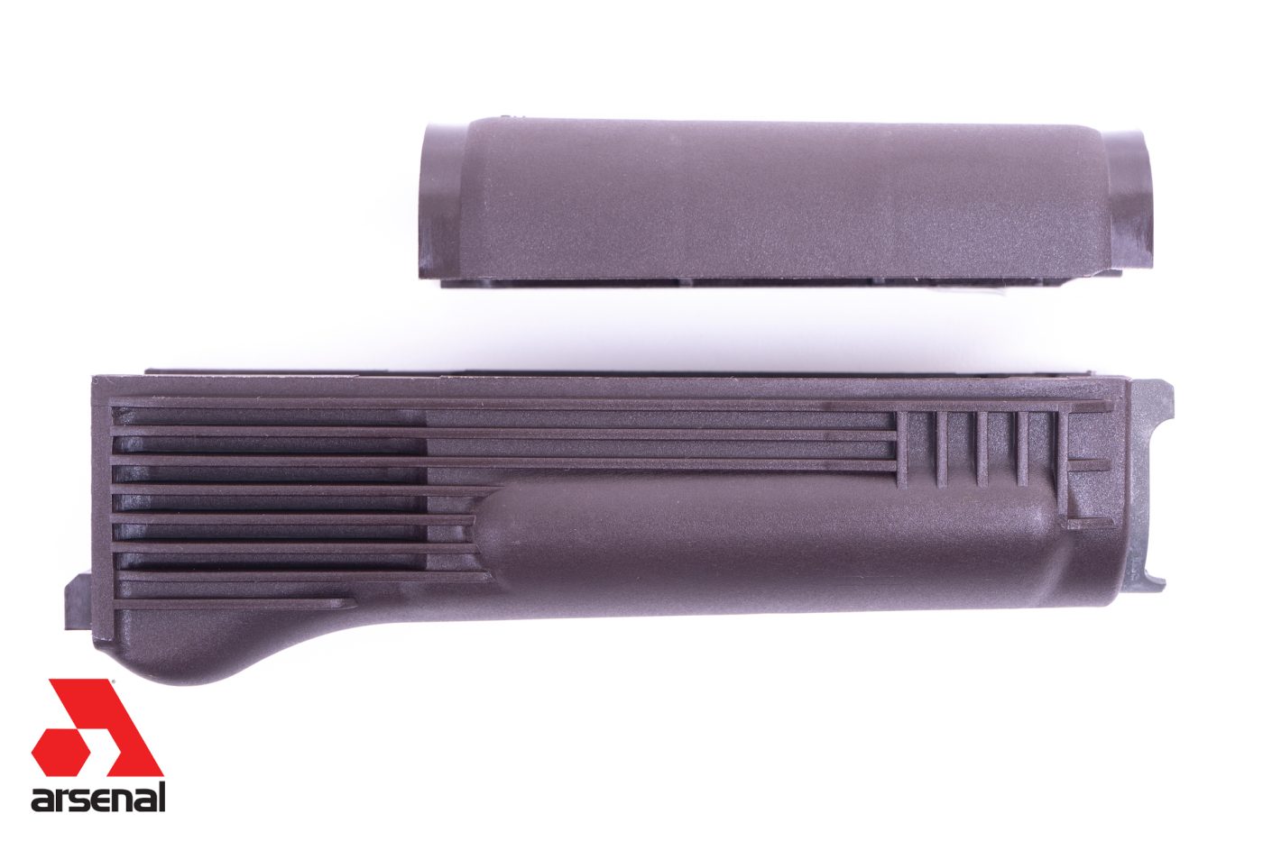 Plum Polymer Handguard Set for Milled Receiver with Stainless Steel Heat Shield
