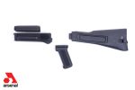 Black Polymer Warsaw Length Folder Handguard Set for Stamped Receivers