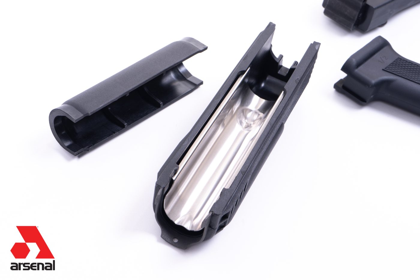 Black Polymer Warsaw Length Folder Handguard Set for Stamped Receivers