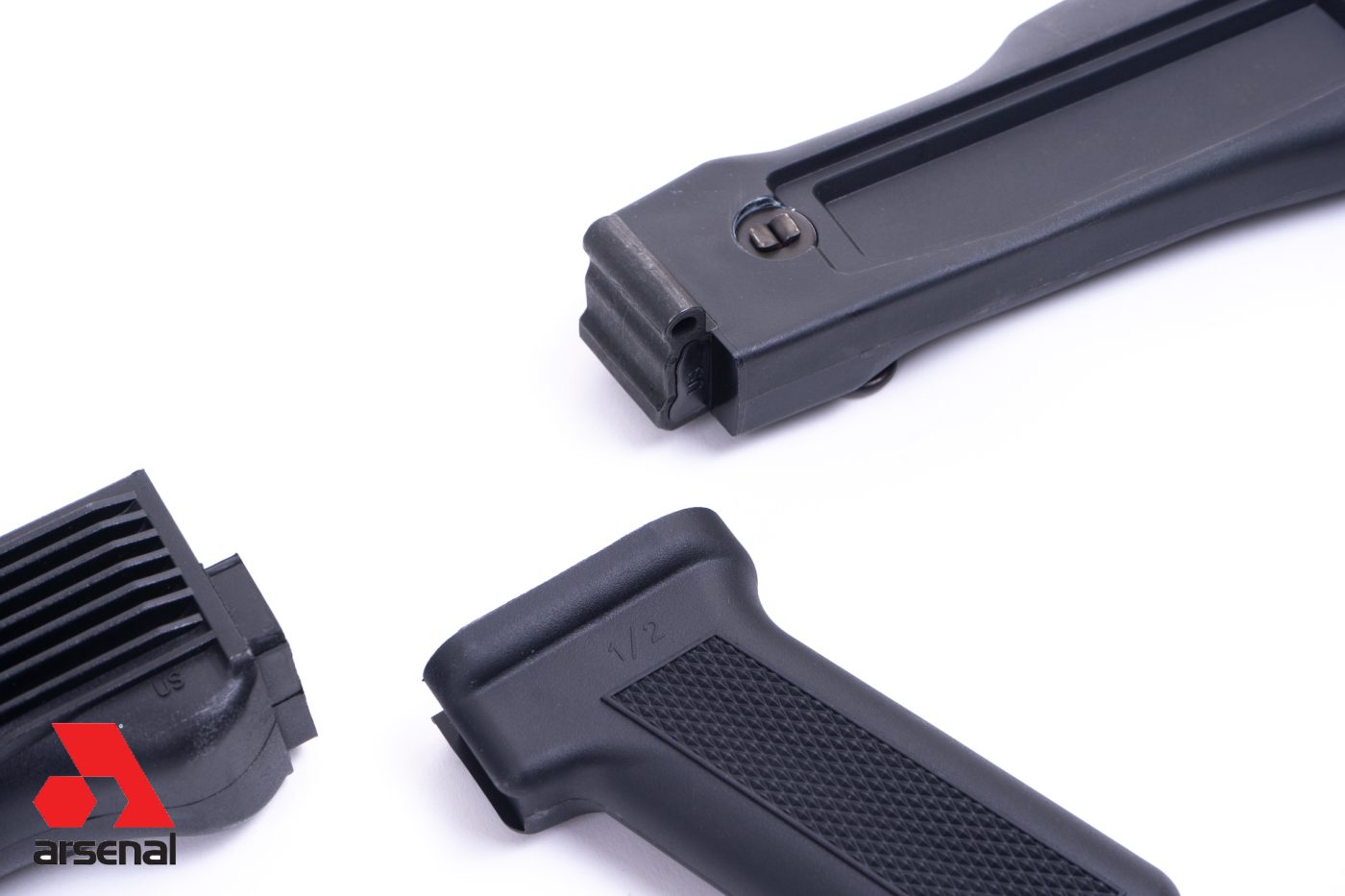 Black Polymer Warsaw Length Folder Handguard Set for Stamped Receivers