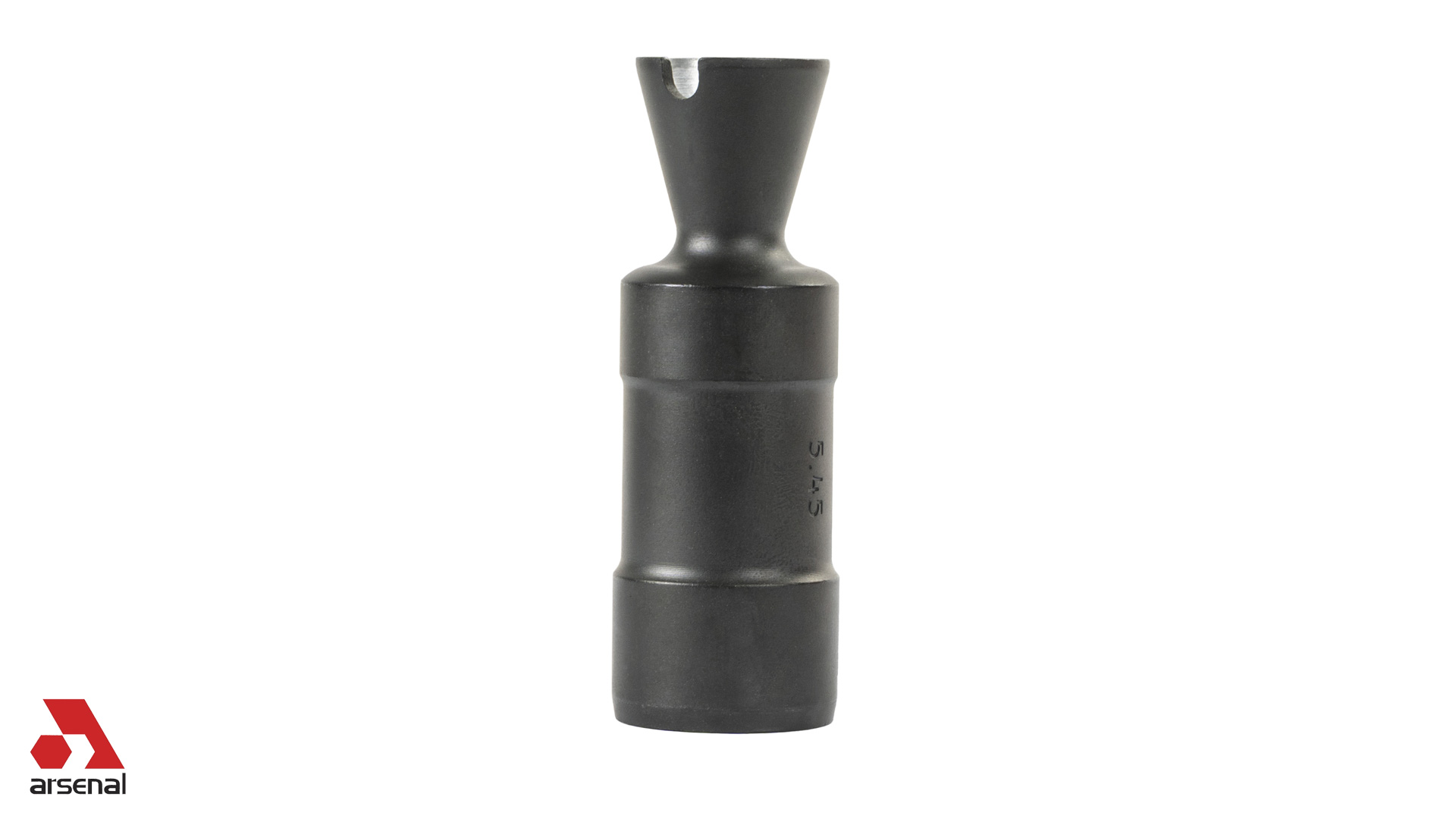 Cone Design Flash Hider with 24x1.5 Right Hand Threads for 5.45