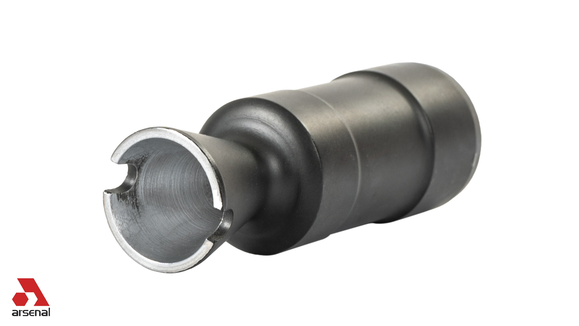 Cone Design Flash Hider with 24x1.5 Right Hand Threads for 5.45