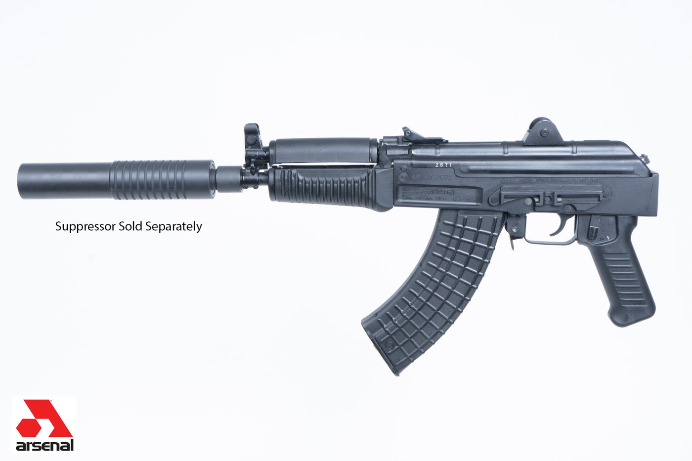 SAM7K-34ASR 7.62x39mm Semi-Automatic Pistol