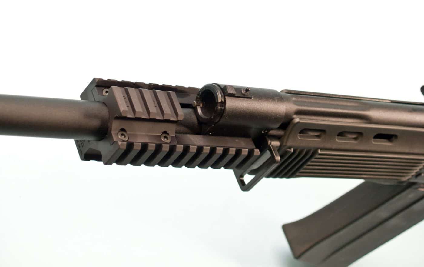 Saiga 12 Quad Rail and Handguard
