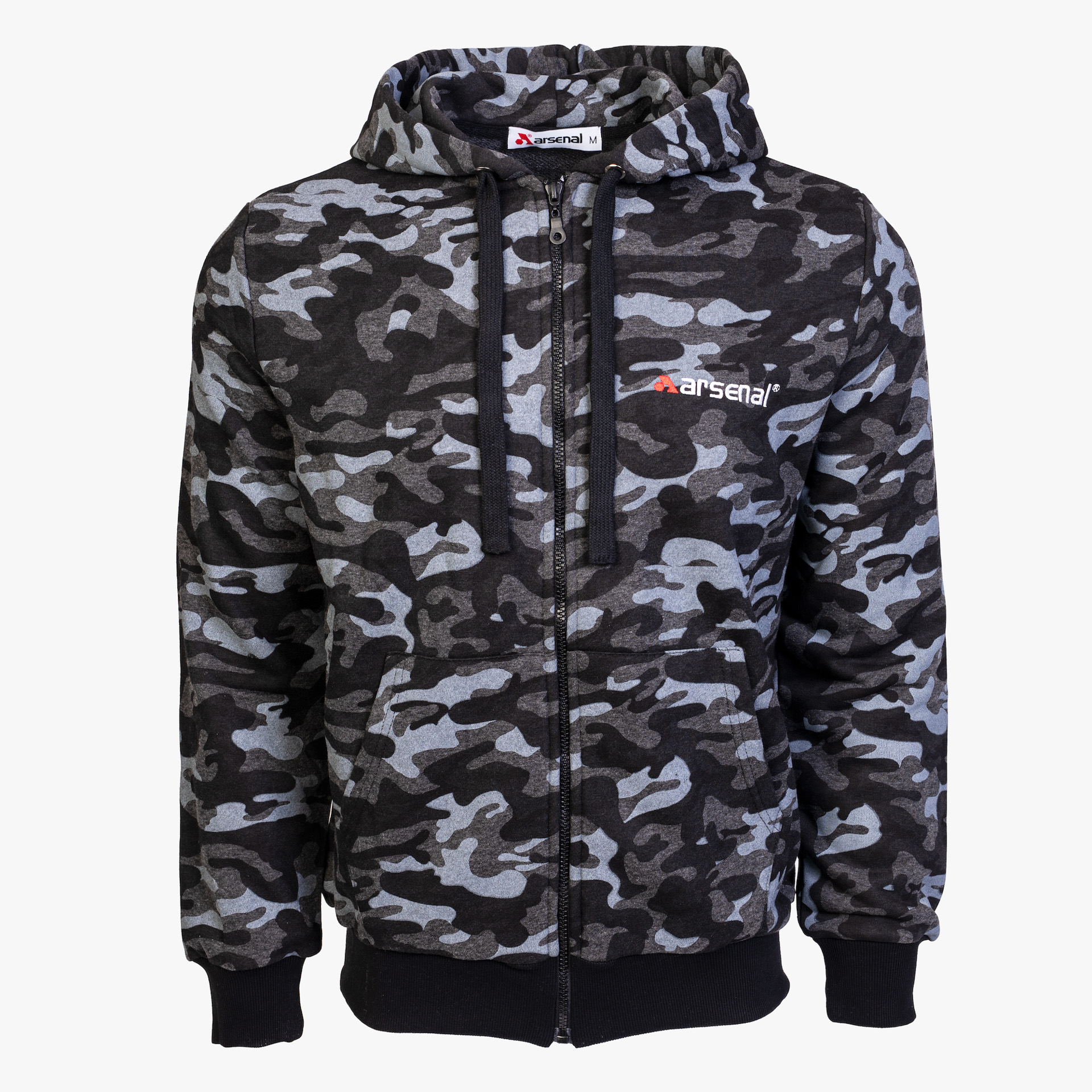 SAPEur ARCHIVE SERIES CAMO HEAD黒XL ロッドマン Black Camo Cotton-Poly Relaxed Fit Zip-Up Hoodie - Arsenal Inc