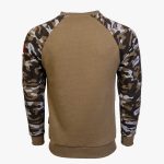 Khaki / Camo Series Utility Cotton-Poly Standard Fit Pullover Sweater