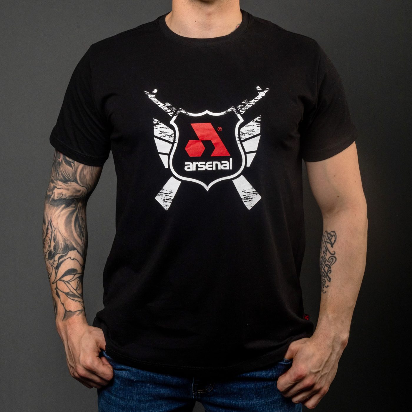 Black Cotton Relaxed Fit Classic T-Shirt