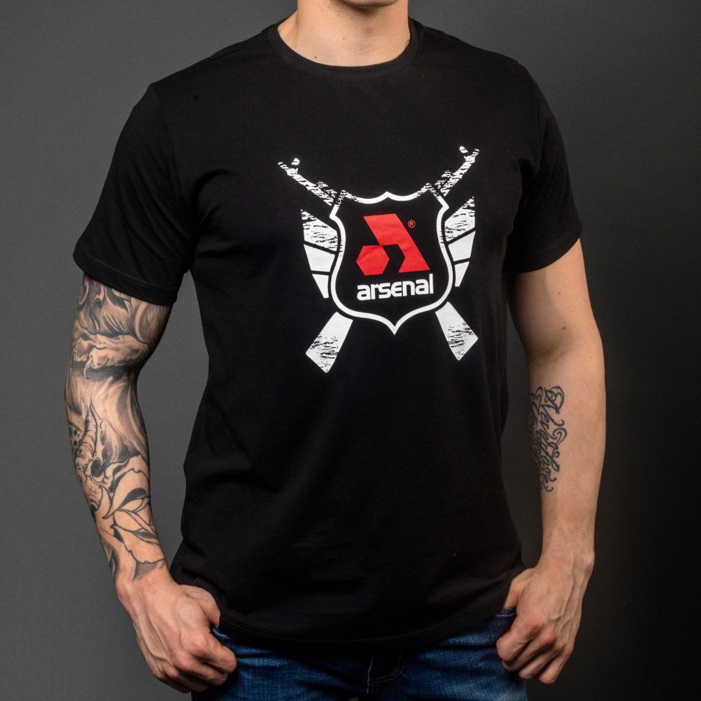 Black Cotton Relaxed Fit Classic T-Shirt