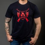 Blue Cotton Relaxed Fit Classic T-Shirt