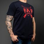 Blue Cotton Relaxed Fit Classic T-Shirt