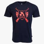 Blue Cotton Relaxed Fit Classic T-Shirt