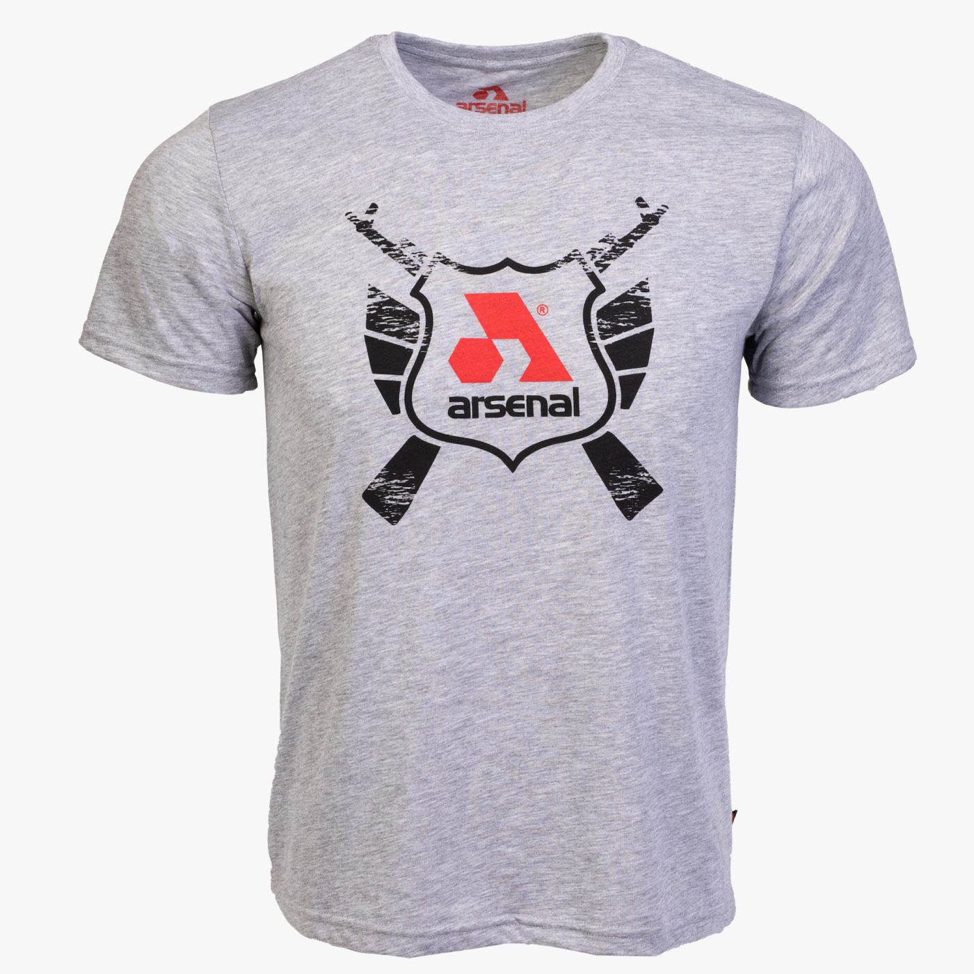 Gray Cotton Relaxed Fit Classic T-Shirt