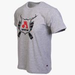 Gray Cotton Relaxed Fit Classic T-Shirt