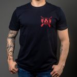 Blue Cotton Relaxed Fit Classic T-Shirt